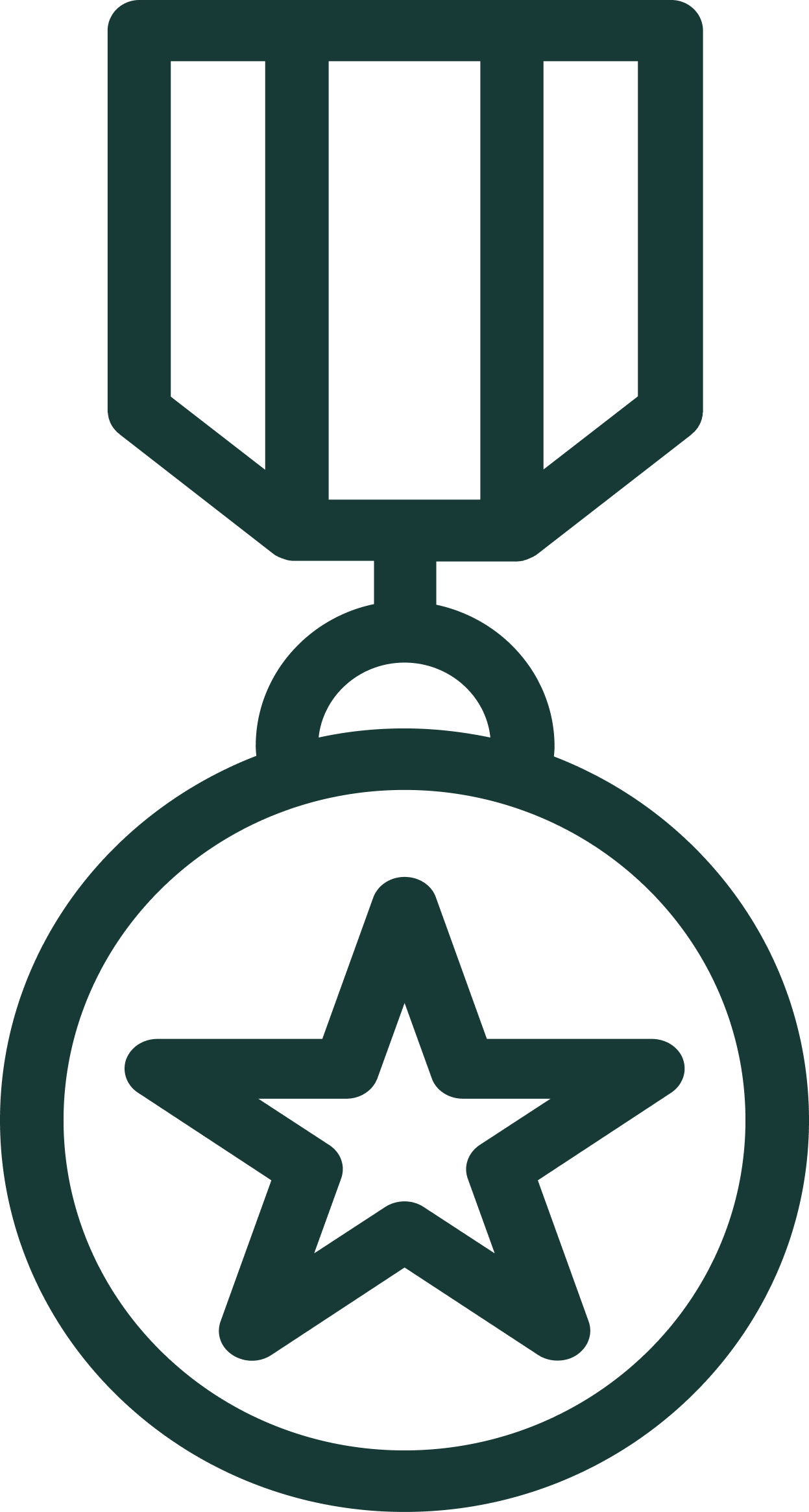 pictogram van een medaille